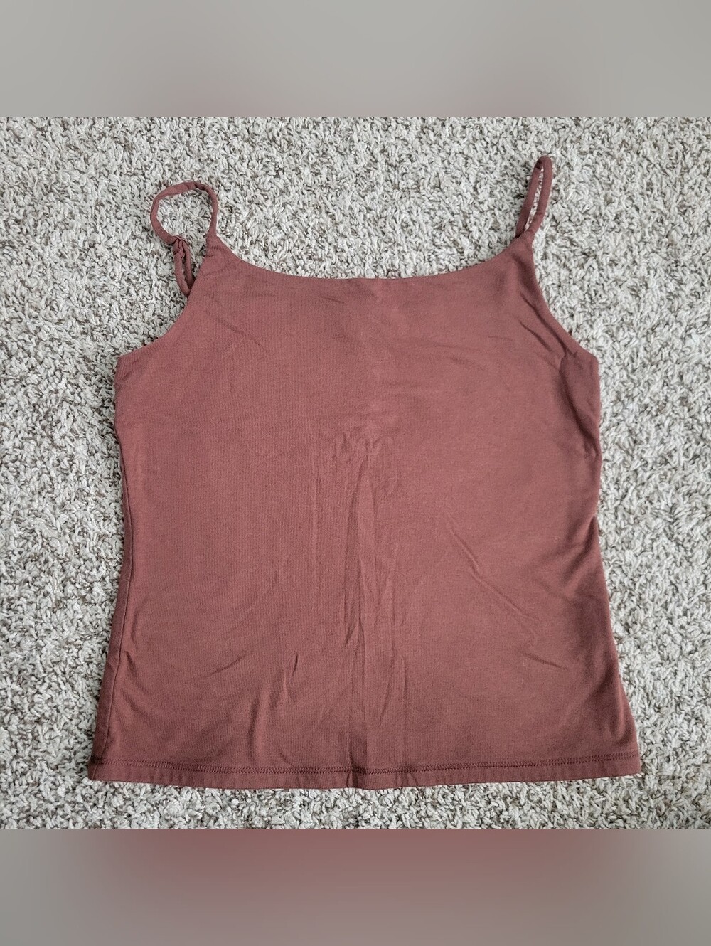 Gap Tank Top Cami Camisole Root Beer Brown Cropped Crop Sleeveless Small